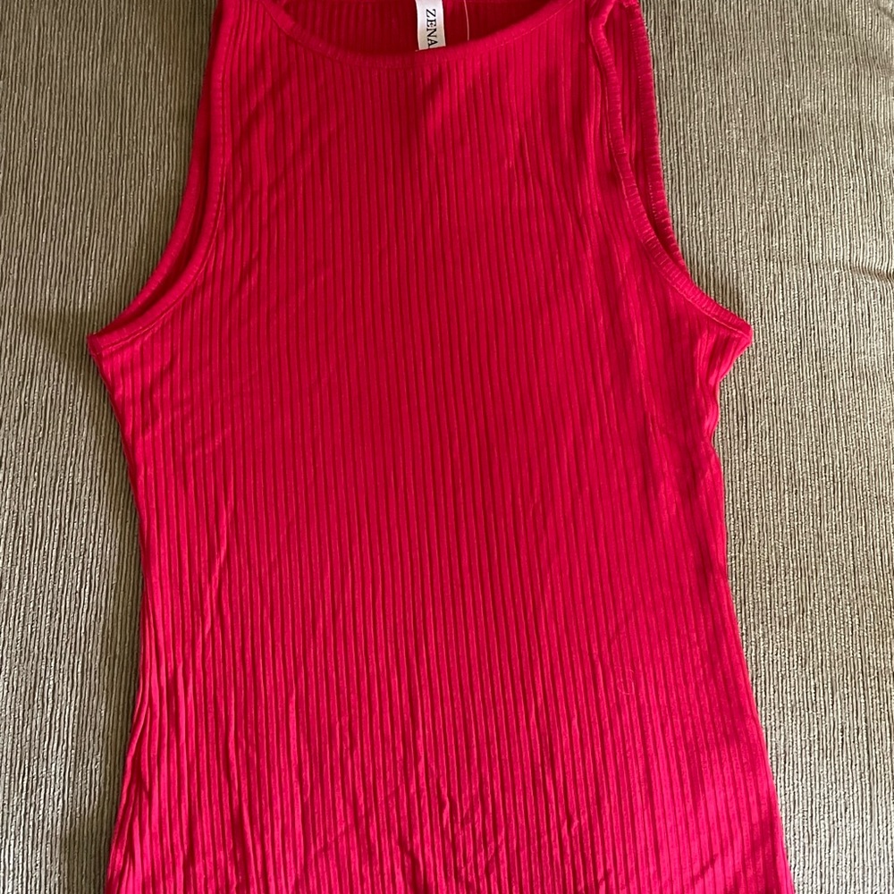 Ribbed tank top